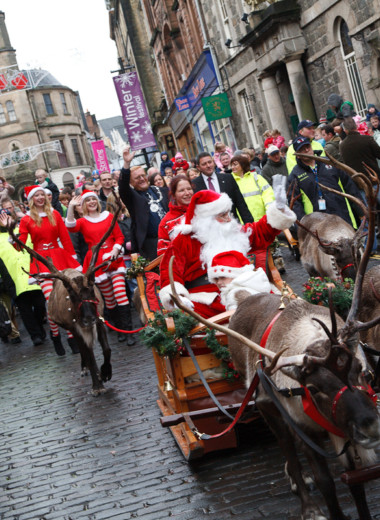 Santa's Reindeer Saturday in Inverurie