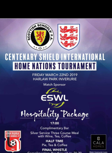 Scotland v England Schoolboys International